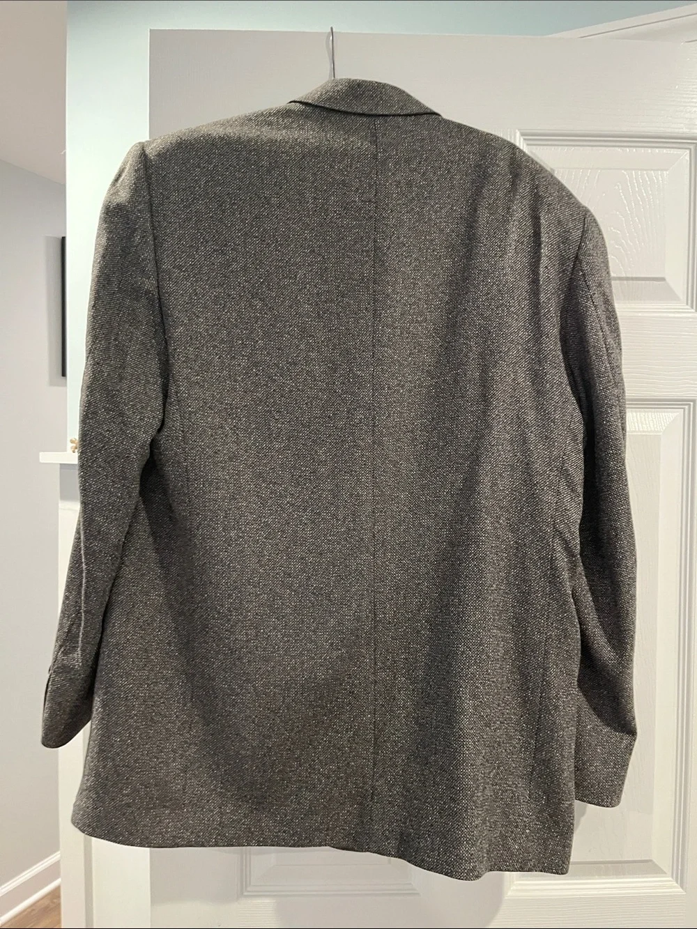 Pronto Uomo Men’s Gray Textured Sport Coat